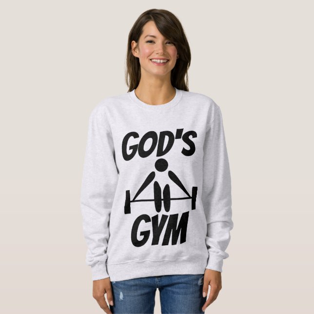 GOD'S GYM Christian T-shirts & sweatshirtss (Hel framsida)