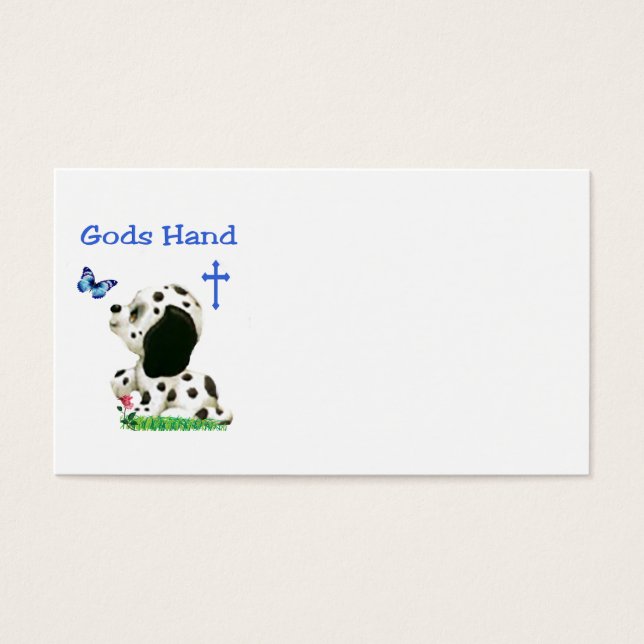 Gods-hand Visitkort (Framsidan)