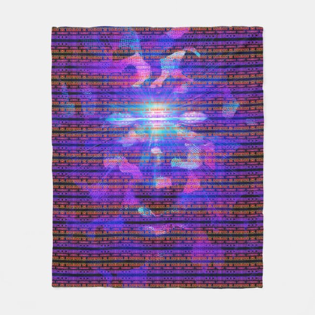 Gods Har din rygg Fleece Blanket (Framsidan)