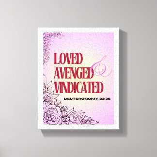 God's Help Daily  Up Deuteronomy 32 Canvas Print