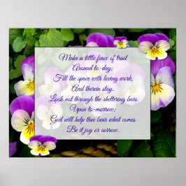 God's Help Day by Day Poster