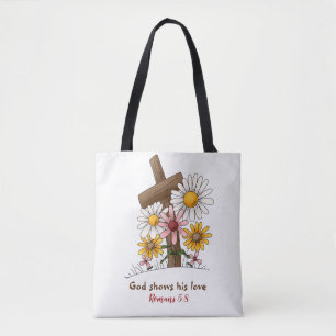 #God's Kärlek All-over-Print Tote Bag, Medium Tygkasse