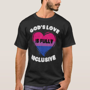 Gods Kärlek fullständigt inkluderande Bisexual Bi T Shirt
