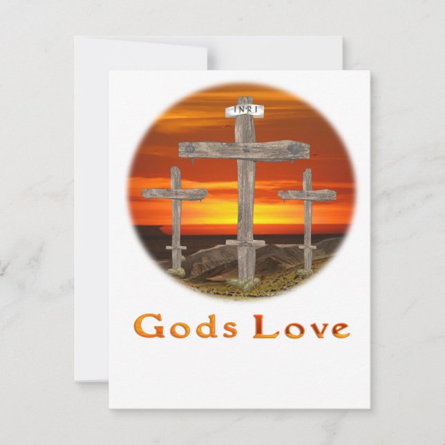 Gods Kärlek Tack Kort (Framsida)