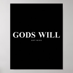 Gods kommer inte att inspirera Manar A med min kri Poster