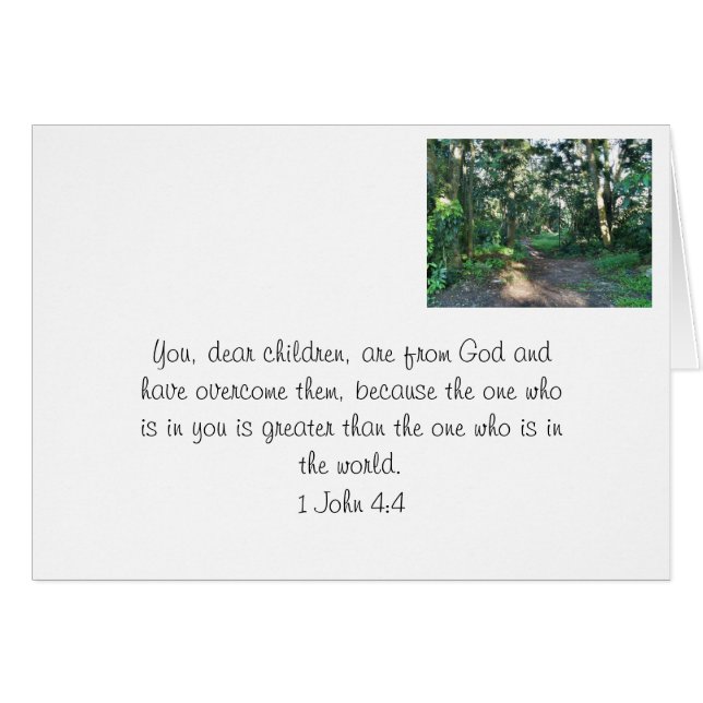 Gods löfte. OBS kort (Framsidan Horizontal)