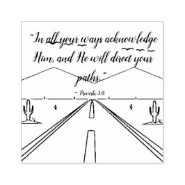 Gods löfte om allt du behöver - Proverbs 3:6 Stämpel