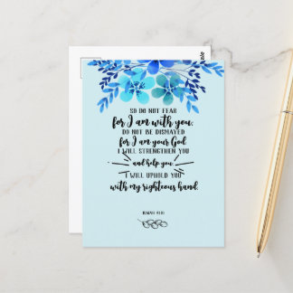 Gods löften om allt du behöver - Isa. 41 Vykort