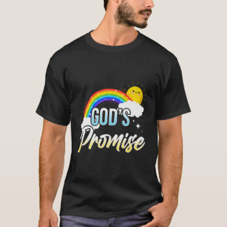 Gods Lomise a Rainbow Christian Religion som säger T Shirt