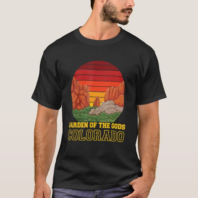 Gods nationalpark Souvenir Colorado Mou T Shirt (Framsida)