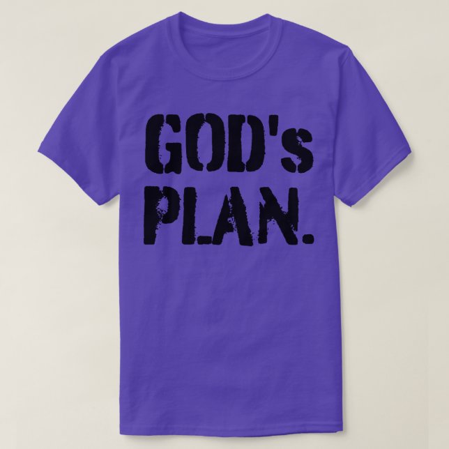 Gods-plan T Shirt (Design framsida)