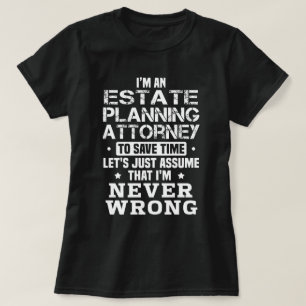 Gods Planning Attorney T Shirt