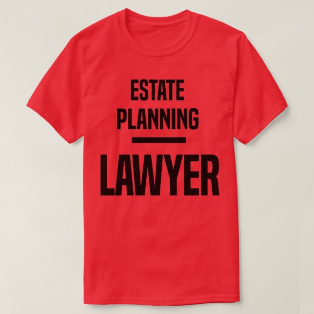 Gods Planning Lawyer T Shirt (Design framsida)