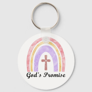 Gods Promise Rainbow och Kor Nyckelring