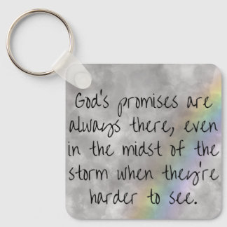 God's Promises Keychain - Hope Through the Storm Nyckelring