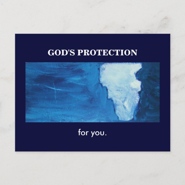 GOD'S PROTECTION VYKORT (Framsida)