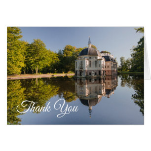 Gods reflekterat i Pond Tack Blank Note Card OBS Kort