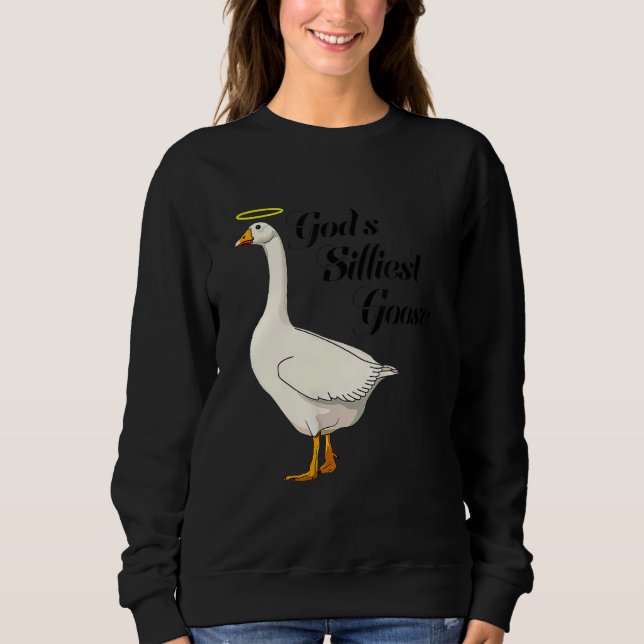 God's Silliest Goose Funny Duck Lovers_4 T Shirt (Framsida)