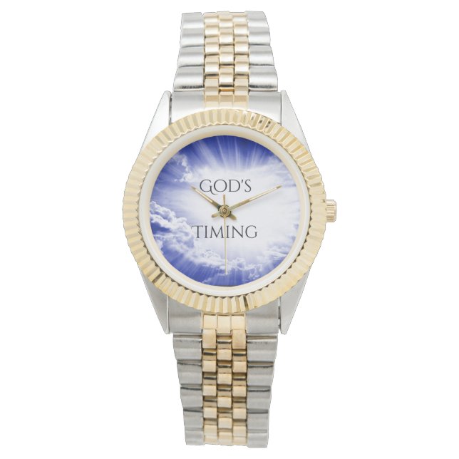 God's Timing Clouded Watch Armbandsur (Framsida)