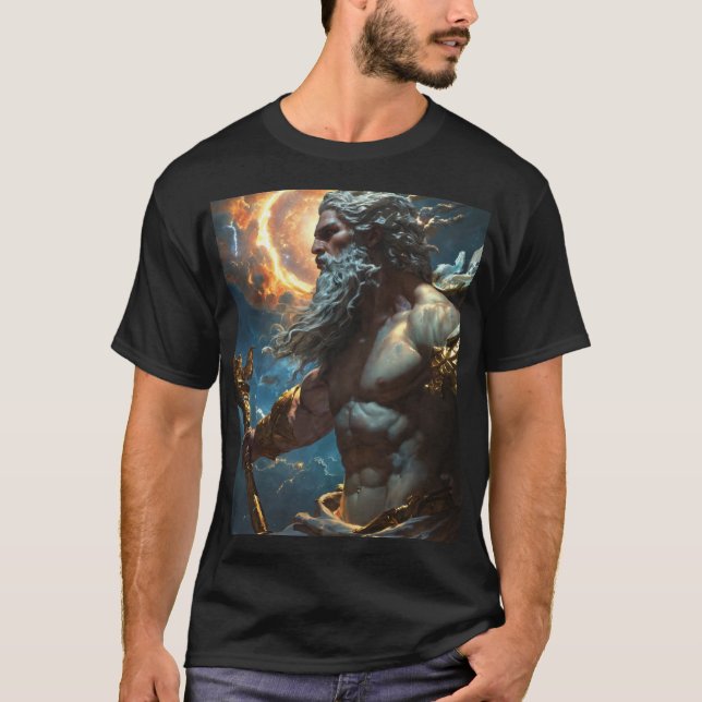 Gods-uppror: Zeus kosmetiska uppror T Shirt (Framsida)