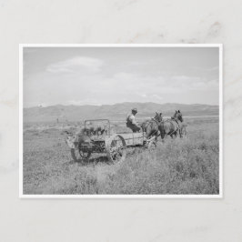 Gödselspridare Vykort