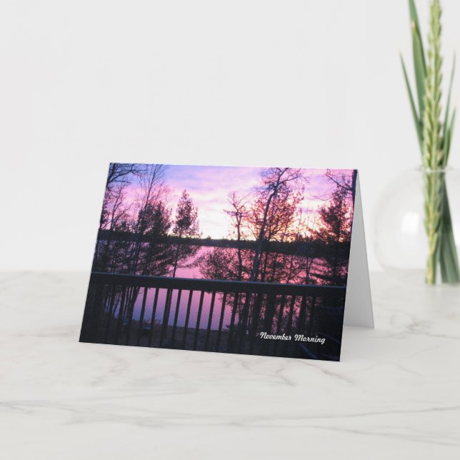 Godskort i november kort (Framsida)