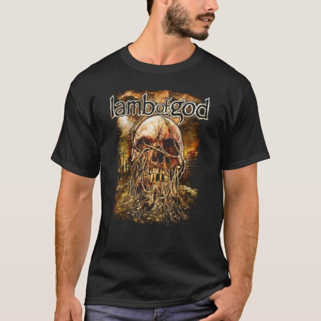 Godslamm 2013 Vine Skull T Shirt (Framsida)