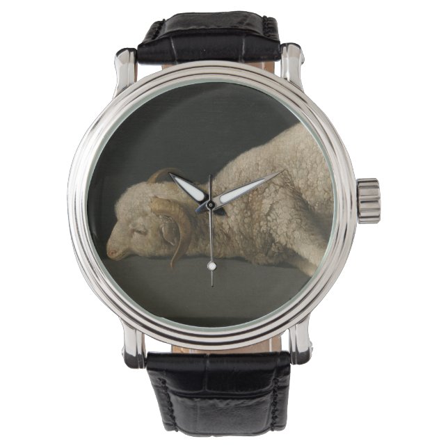 Godslamm (Agnus Dei) (Sackarosdjur) Armbandsur (Framsida)