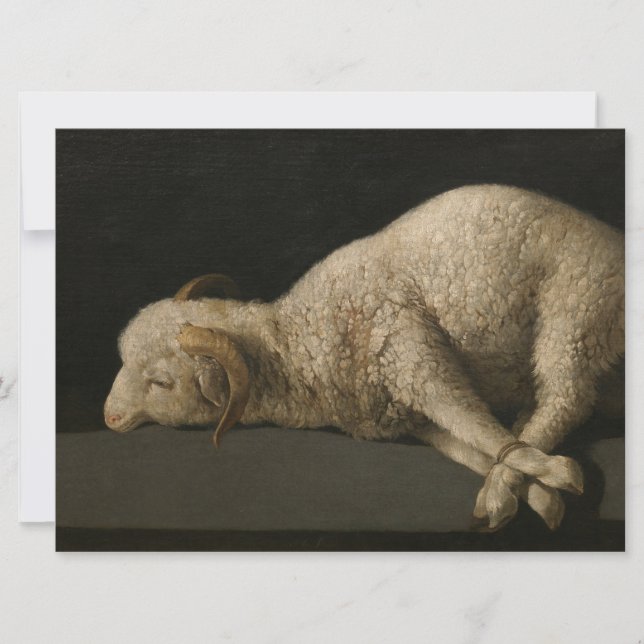 Godslamm (Agnus Dei) (Sacrift Animal Card) Kort (Framsida)