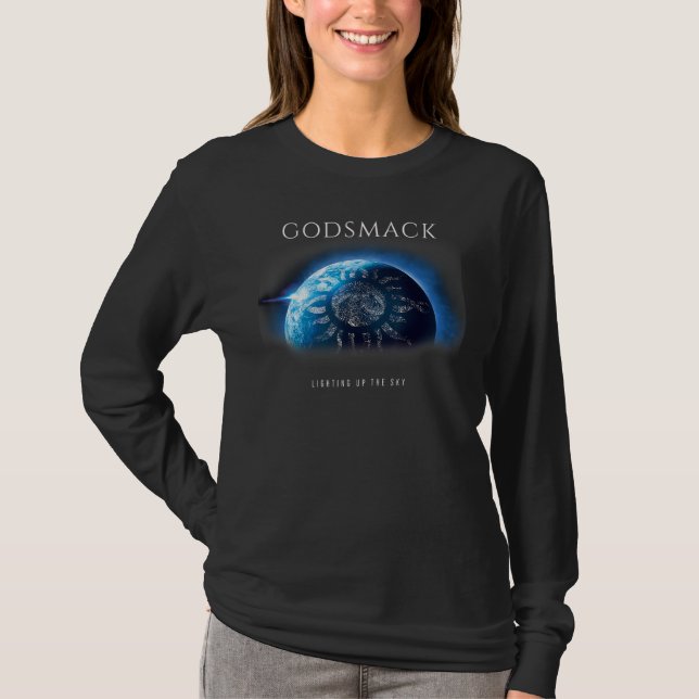 Godsmack u2013 Ljusar Upp Himlen T Shirt (Framsida)