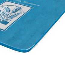 Godson First Communion, Wheat, Grapes Blue