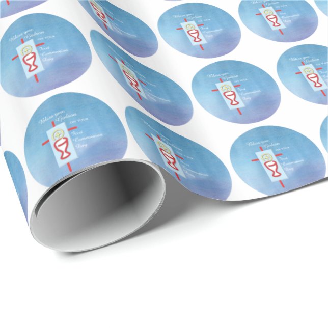 Godson, första Heligan, kommunfullmäktige, Blue Presentpapper (Rullad Hörn)