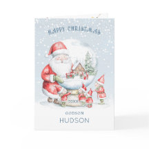 Godson Snö Globe Santa Elf jul