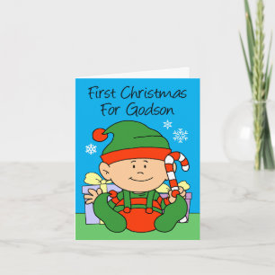 Godsons första julhelg helgkort