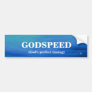 GODSPEED BUMPER STICKER BILDEKAL