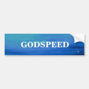 GODSPEED BUMPER STICKER BILDEKAL
