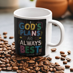 Godsplanering är alltid det bästa. kaffemugg
