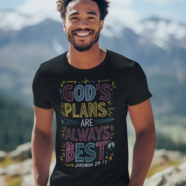 Godsplanering är alltid det bästa. t shirt (Skapare uppladdad)
