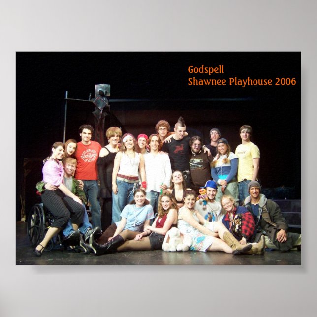 Godstavel Shawnee Playshouse 2006 Cast Poster (Framsidan)