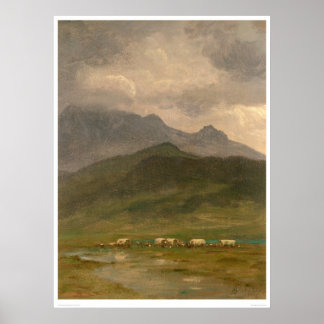 Godsvagnar täckta av Bierstadt (0101A) Poster