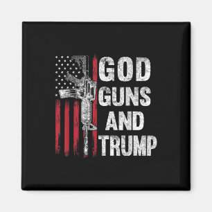 Godsvapen och trumfkort 2:a ändringen Flagga Ar15 Magnet