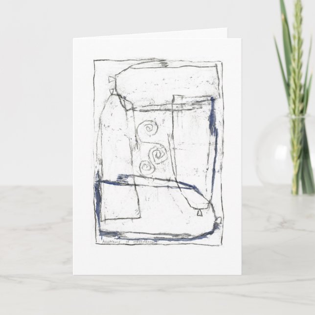 Godtagande av att det är permanent. kort (Framsida)