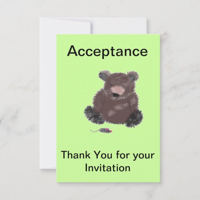 Godtagande av inbjudan (Framsida)