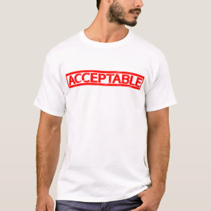 Godtagbar Frimärke T Shirt