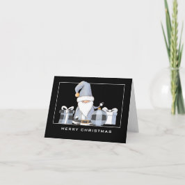 Godtagbart tomnome i Blue God jul Card Kort