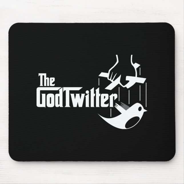 GodTwitteren Mousepad Musmatta (Framsidan)