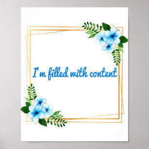 Godtyckliga bekräftelser på morgonen poster