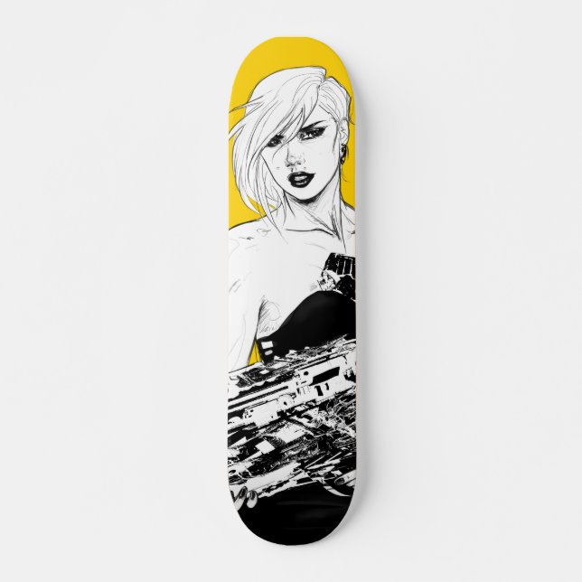 Godtyckligt Skateboard Bräda 21,5 Cm (Framsida)