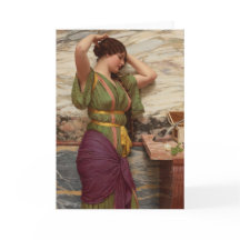 Godward A fair Reftion CC0630 Art Greeting Card