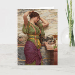 Godward A fair Reftion CC0630 Art Greeting Card Kort